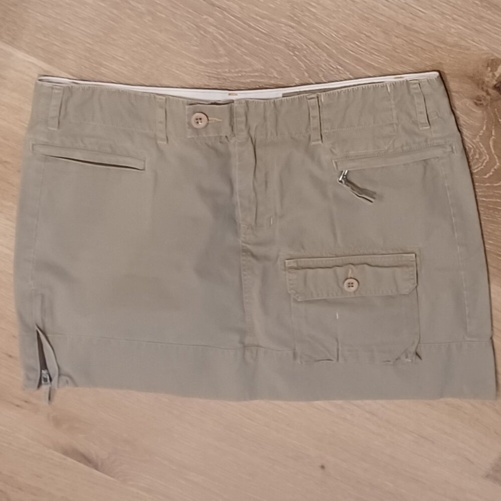 "Utility chic" mini skirt by Fishing Goods vintage